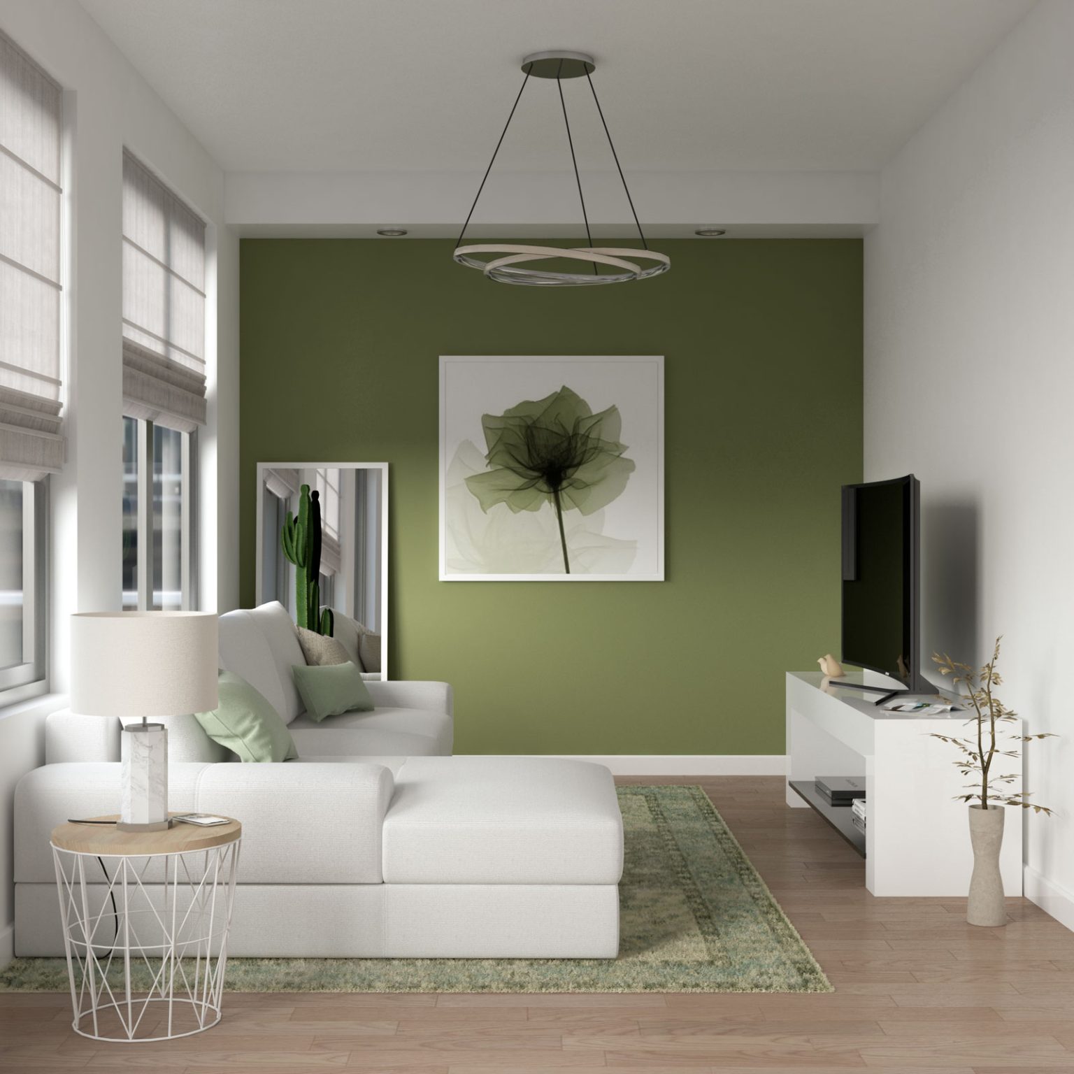 12 Interesting Accent Wall Colors for Small Living Areas - roomdsign.com