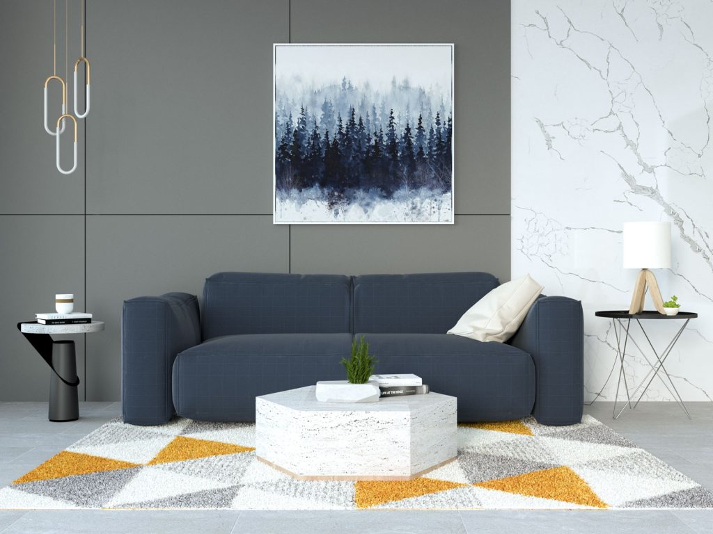 What Color Rug Goes with Navy Blue Couch? (12 Stylish Ideas