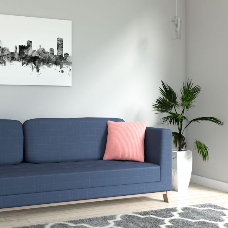 What Color Throw Pillows Go Well with a Blue Couch?