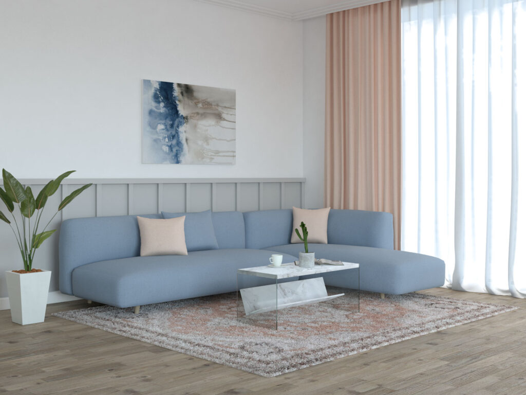 10 Relaxing Rug Color Ideas to Pair With Your Light Blue Couch