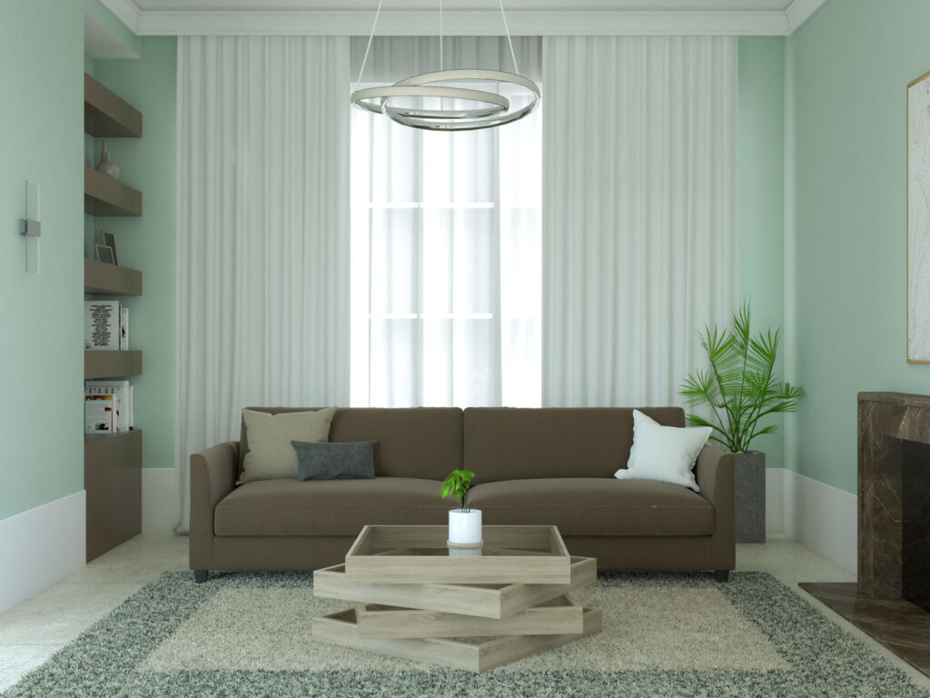What Color Curtains with Green Walls and Brown Furniture? (8 JawDropping Combinations