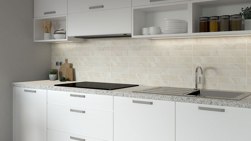 10 Backsplash Ideas Complementing White Cabinets & Granite Countertops