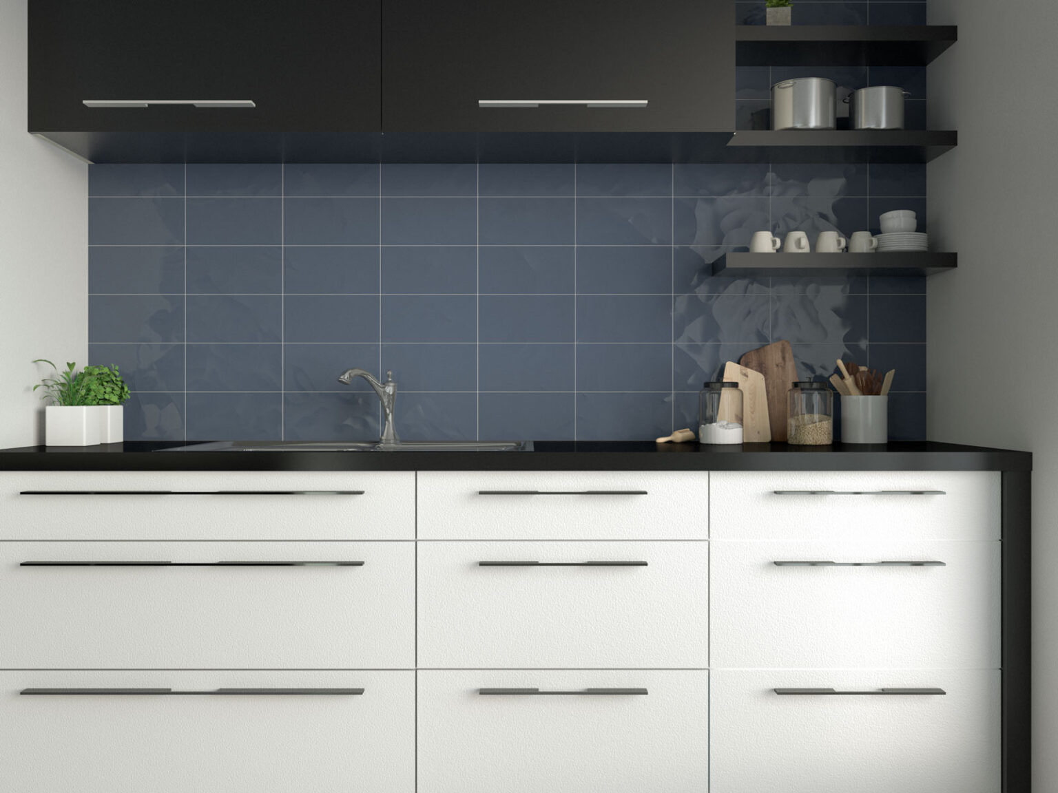 10 Stylish Black and White Kitchen Ideas - roomdsign.com