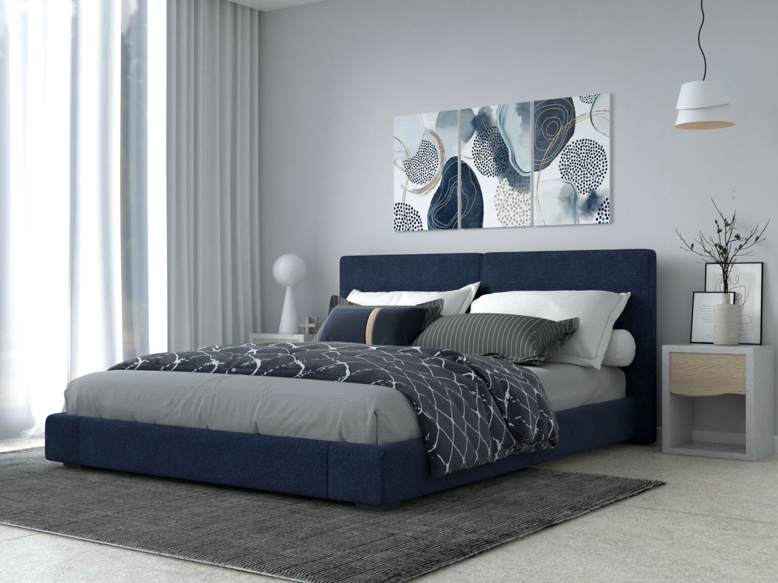 7 Interesting Comforter Colors to Complement Your Blue Headboard