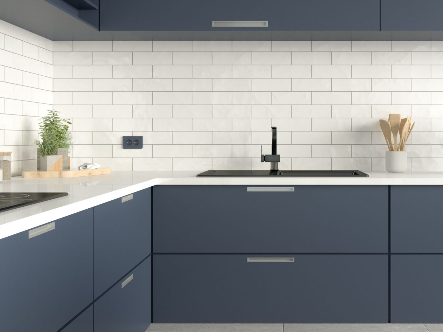 8 Breathtaking Backsplashes for Blue and White Kitchens - roomdsign.com