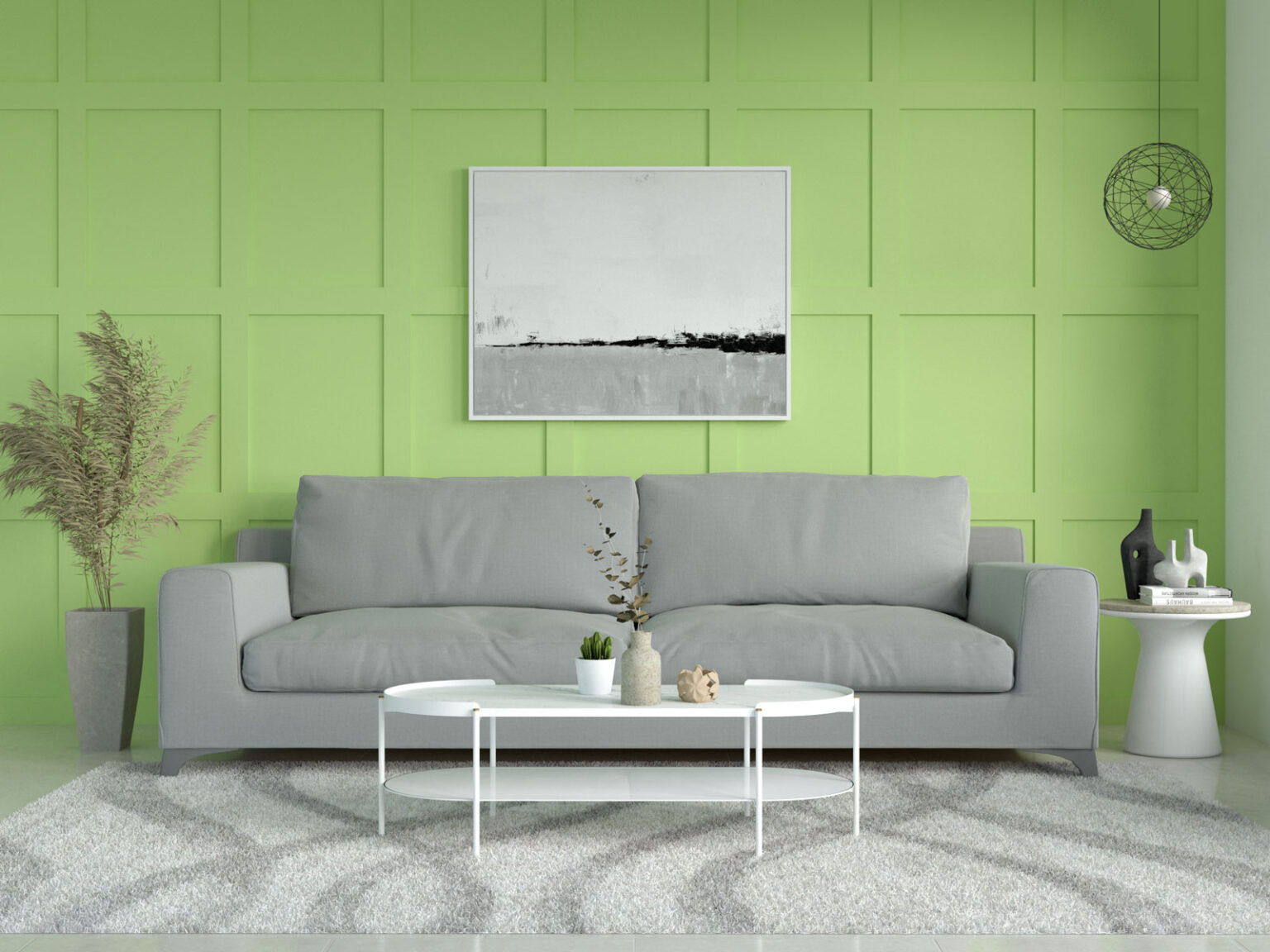 8 Fresh Green Shades That Pair Perfectly with Gray - roomdsign.com