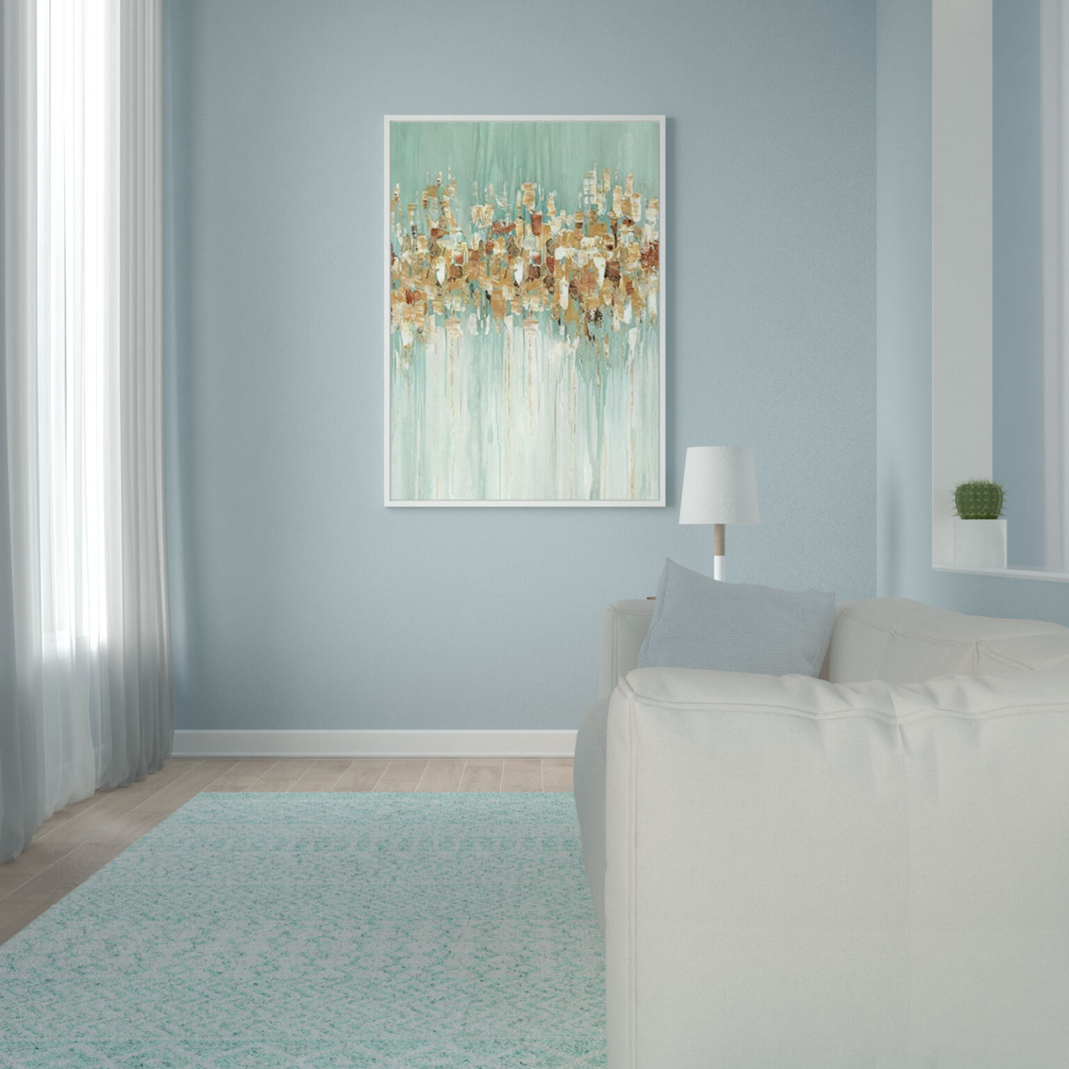 7 Rug Colors to Transform Light Blue Walls into Paradise