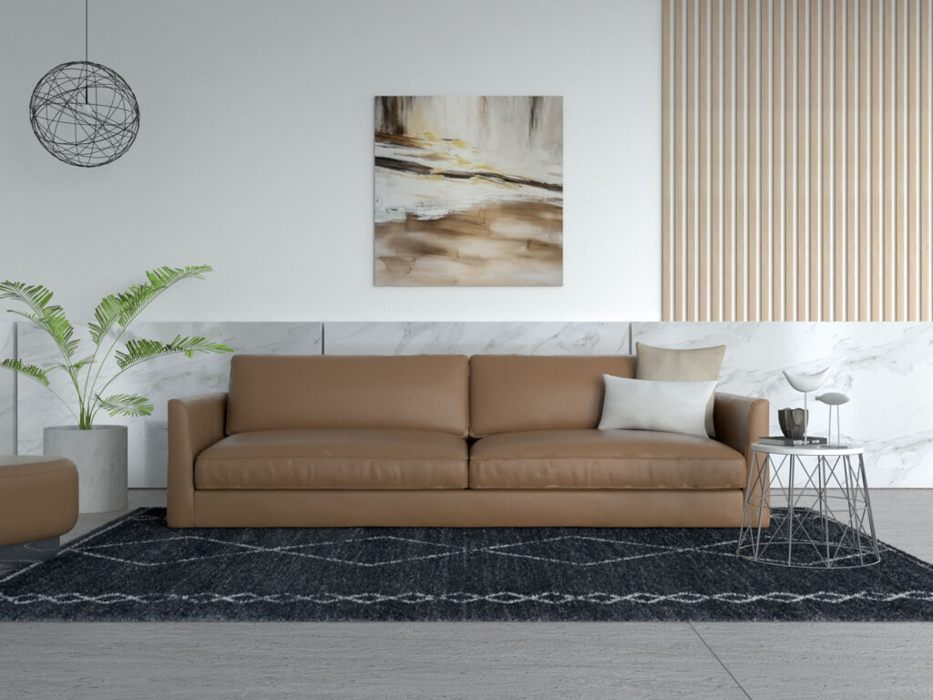 8 Rug Colors to Complement Brown Leather Couch