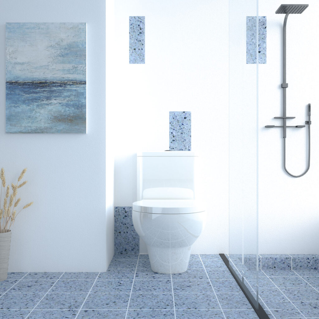 What Color Goes with Blue Bathroom Tile Flooring? (7 Ideas That’ll Take Your Blue Oasis to The