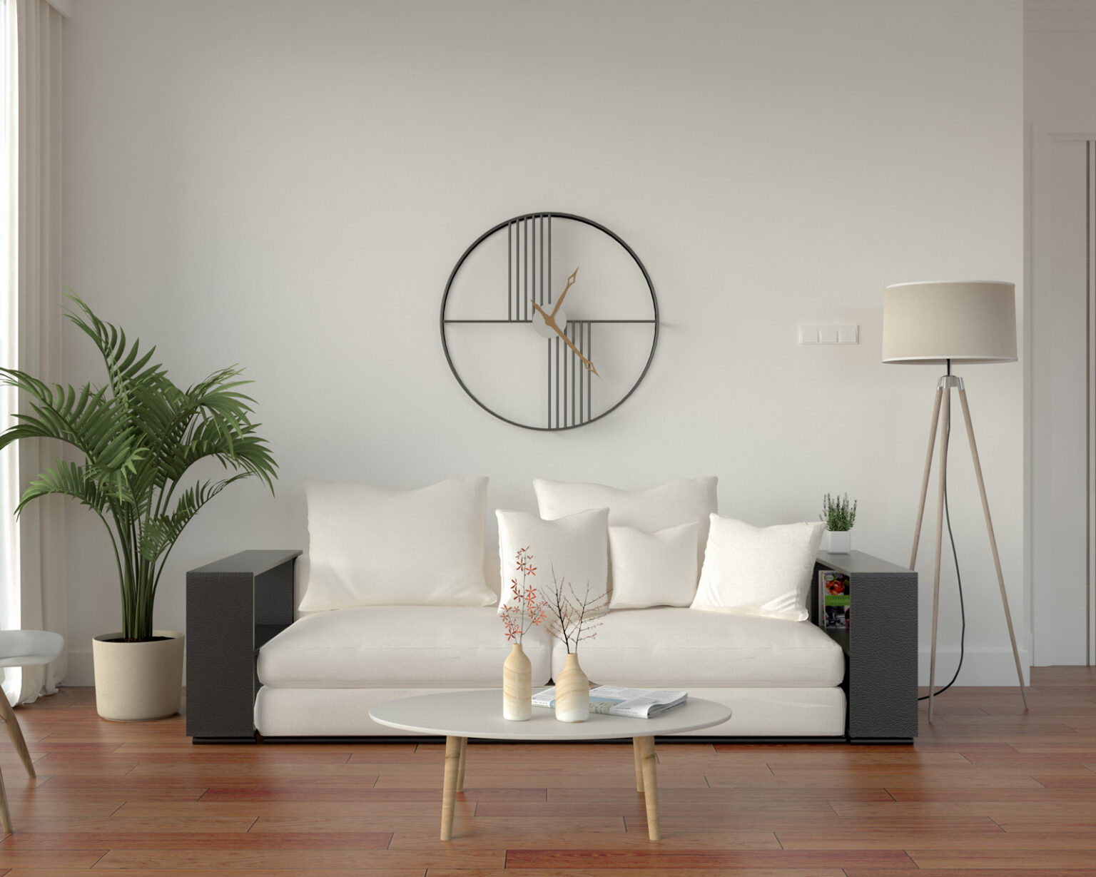 Where to Put Wall Clock in Living Room? (8 Perfect Positioning to