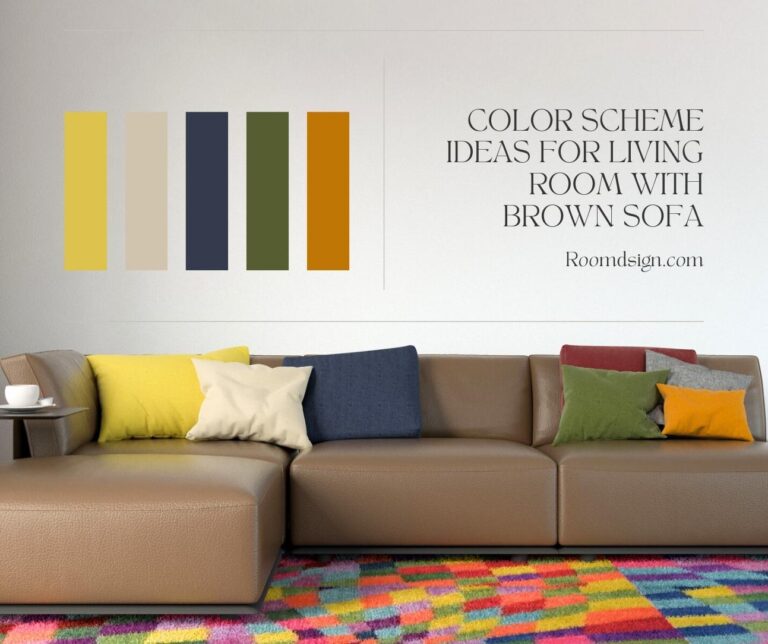 13 Awesome Color Schemes for Living Room with Brown Sofa - roomdsign.com