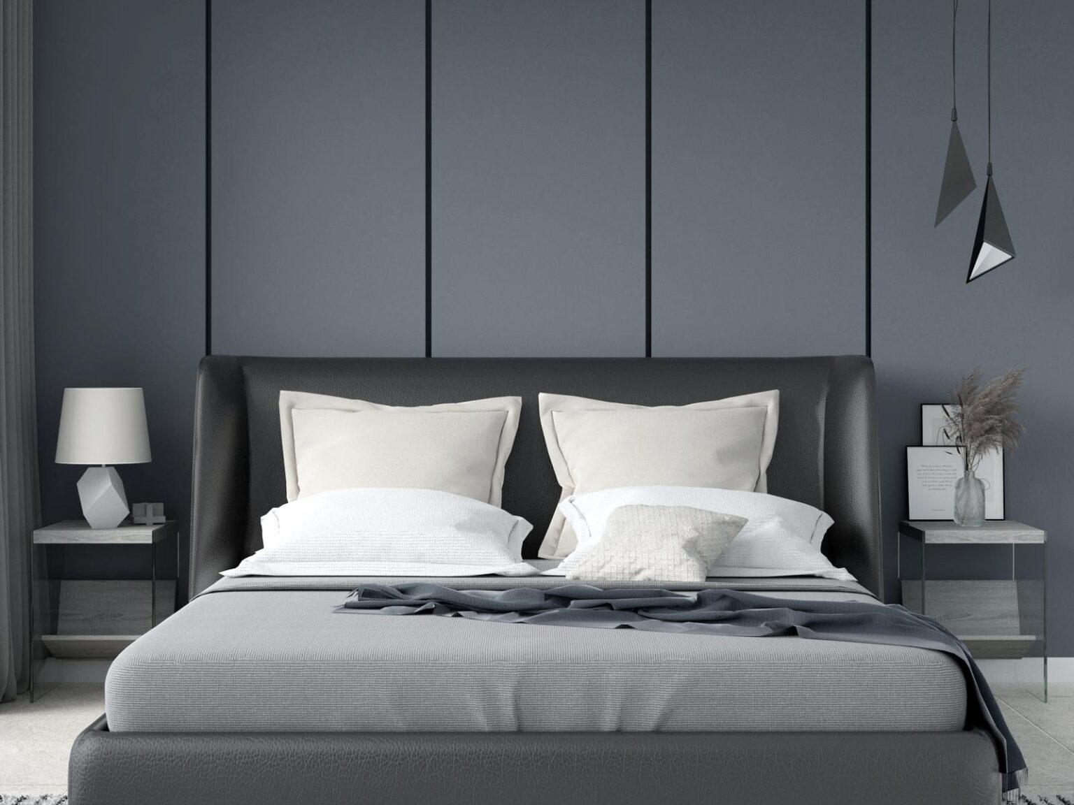 20 Elegant Dark Gray Accent Wall Ideas for Dramatic Interiors ...