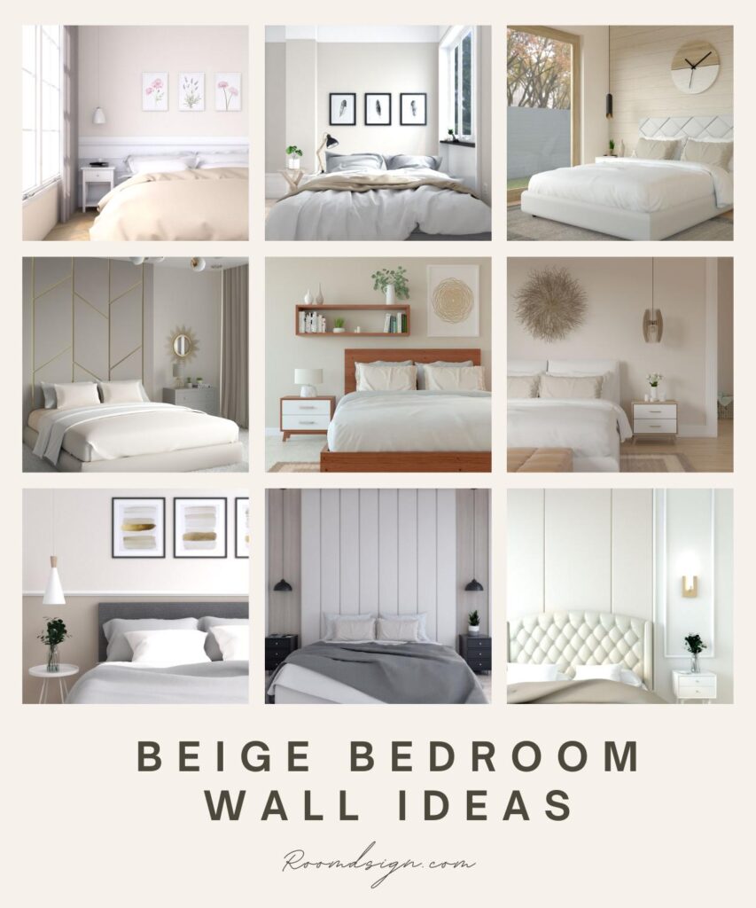 15 Stylish Bedroom Ideas with Beige Walls - roomdsign.com